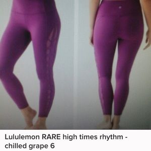 Lululemon grape purple leggings